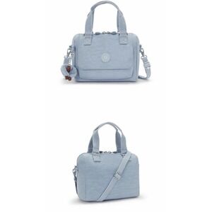BRAND NEW W TAGS Kipling Robins Egg Zeva Handbag Blue/Grey Crossbody Adjustable